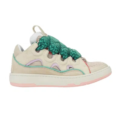 Pre-owned Lanvin Wmns Curb Sneakers 'pink Beige' | Women's Size 35