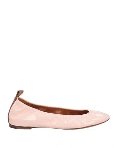 Lanvin Woman Ballet Flats Light Pink Size 7 Leather