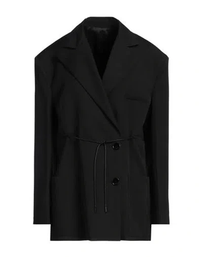Lanvin Woman Blazer Black Size 6 Wool, Polyester