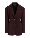 Lanvin Single-breasted Fitted Jacket For Female In Purple