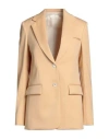Lanvin Woman Suit Jacket Mustard Size 8 Cupro In Yellow