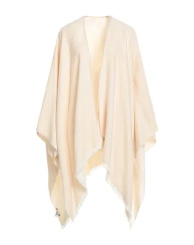 Lanvin Woman Cape Ivory Size Onesize Virgin Wool In White