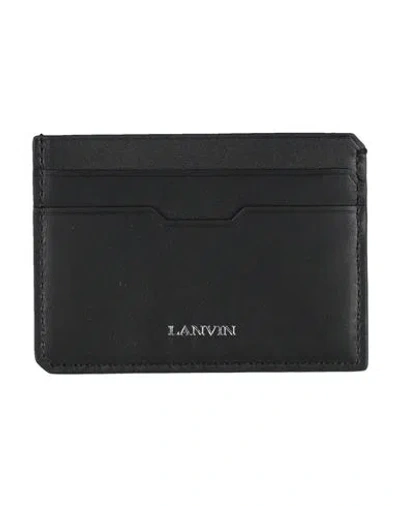 Lanvin Woman Cardholder Black Size - Calfskin