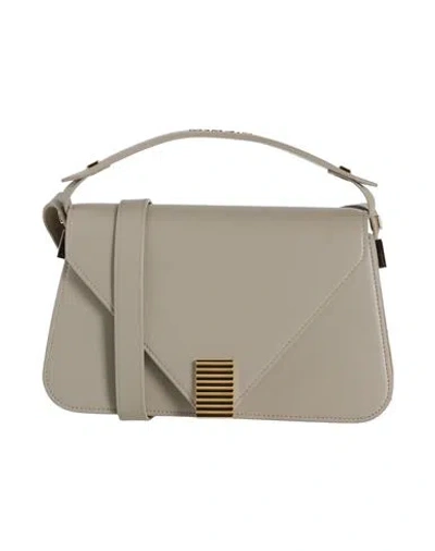 Lanvin Woman Clutch Taupe Size - Calfskin In Grey