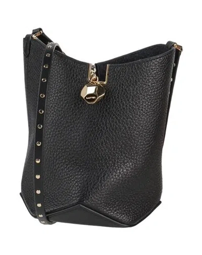 Lanvin Woman Cross-body Bag Black Size - Calfskin, Zamak, Brass