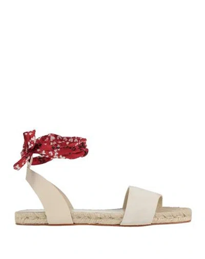 Lanvin Woman Espadrilles Off White Size 9 Calfskin