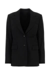 Lanvin Blazer Longline Single-breasted Notch Lapels Flap Pockets In Multicolor