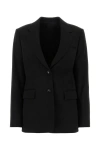 Lanvin Blazer Longline Single-breasted Notch Lapels Flap Pockets In Multicolor