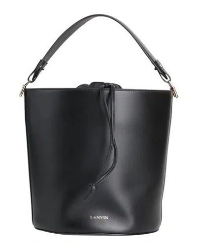 Lanvin Woman Handbag Black Size - Calfskin