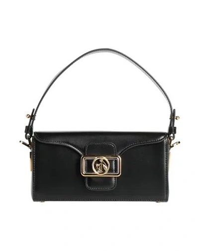 Lanvin Woman Handbag Black Size - Calfskin, Brass, Zamak