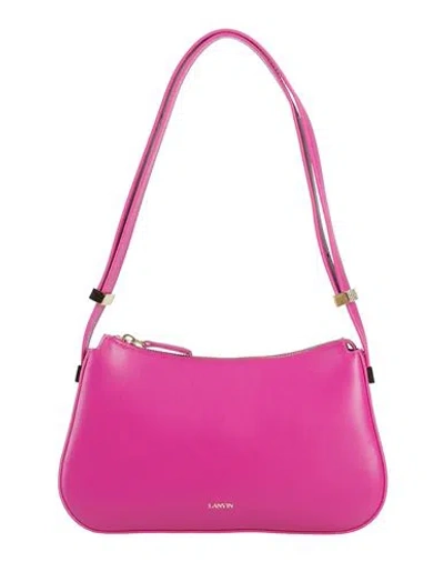 Lanvin Woman Handbag Fuchsia Size - Leather In Pink