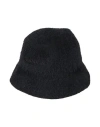Lanvin Woman Hat Black Size Onesize Cotton, Polyamide In Black