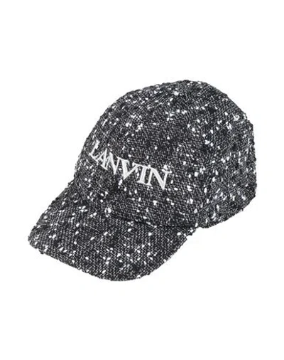 Lanvin Woman Hat Black Size Onesize Virgin Wool, Polyester, Cotton, Polyamide