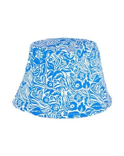 Lanvin Woman Hat Blue Size Onesize Cotton