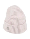 Lanvin Woman Hat Blush Size Onesize Wool, Cashmere In Pink