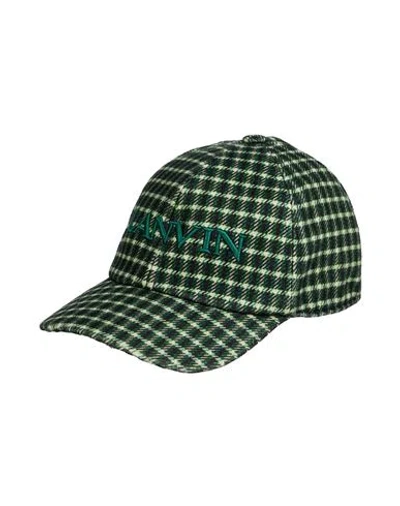 Lanvin Woman Hat Green Size Onesize Virgin Wool