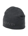 Lanvin Woman Hat Grey Size Onesize Wool In Grey