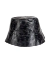 Lanvin Woman Hat Midnight Blue Size Onesize Polyester In Blue