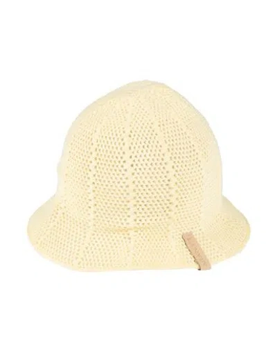 Lanvin Woman Hat Pastel Yellow Size Onesize Cotton