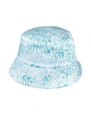 Lanvin Woman Hat Turquoise Size Onesize Polyester In Blue