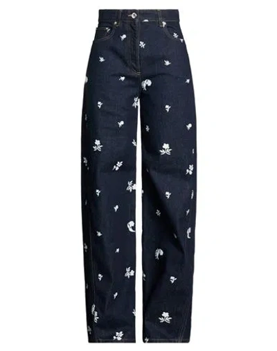 Lanvin Woman Jeans Blue Size 4 Cotton