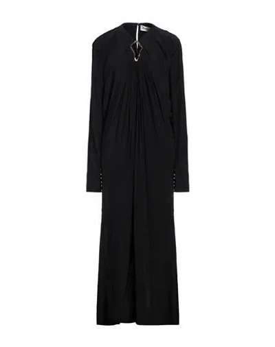 Lanvin Woman Maxi Dress Black Size 10 Polyester