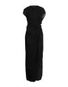 Lanvin Woman Maxi Dress Black Size 10 Polyester, Zamak