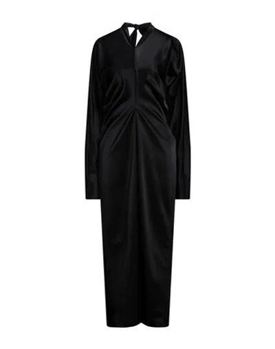 Lanvin Woman Maxi Dress Black Size 6 Triacetate, Polyester