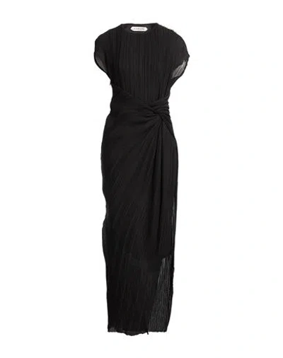 Lanvin Woman Maxi Dress Black Size 8 Polyester