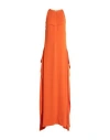 Lanvin Longuette Dress In Orange
