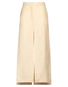 Lanvin Wool Skirt In Beige