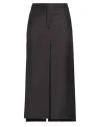 Lanvin Woman Maxi Skirt Black Size 6 Virgin Wool, Silk