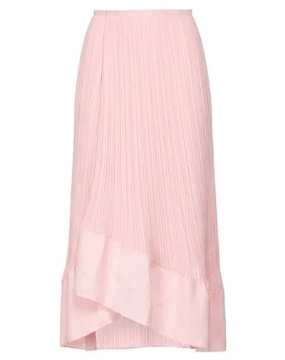 Lanvin Woman Maxi Skirt Pink Size 8 Polyester