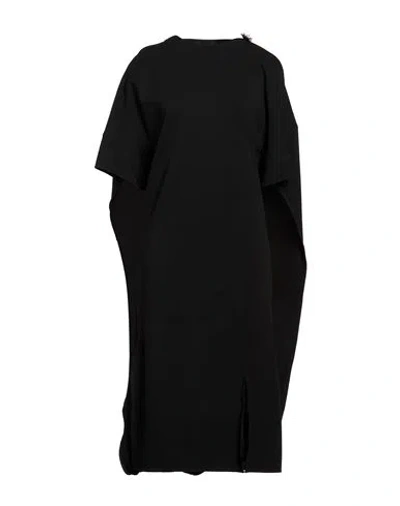 Lanvin Woman Midi Dress Black Size 4 Viscose, Polyamide, Elastane