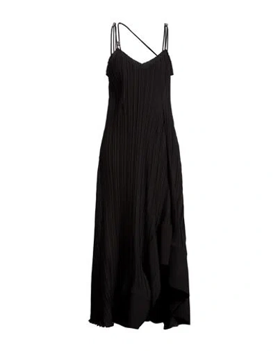 Lanvin Woman Midi Dress Black Size 6 Polyester, Rayon