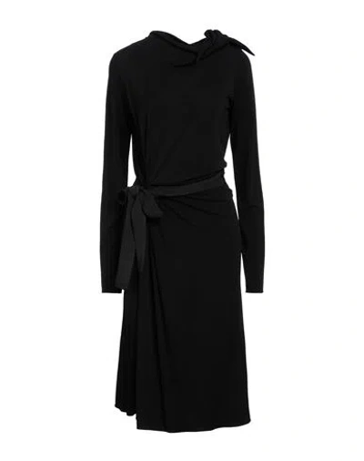 Lanvin Woman Midi Dress Black Size 8 Viscose