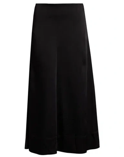 Lanvin Woman Midi Skirt Black Size 4 Acetate, Viscose