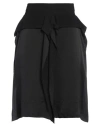 Lanvin Woman Midi Skirt Black Size 8 Silk In Black