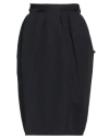 Lanvin Woman Midi Skirt Midnight Blue Size 10 Wool, Paper In Blue