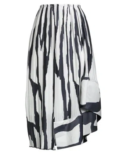 Lanvin Woman Midi Skirt White Size 6 Polyester
