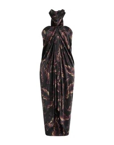Lanvin Woman Mini Dress Black Size 8 Silk