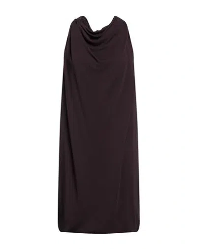 Lanvin Woman Mini Dress Deep Purple Size 4 Acetate, Polyamide