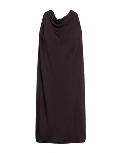 Lanvin Woman Mini Dress Plum Size 4 Acetate, Polyamide In Purple