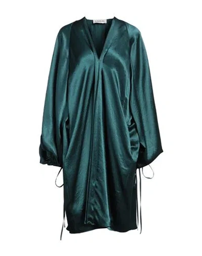 Lanvin Woman Mini Dress Emerald Green Size 6 Acetate