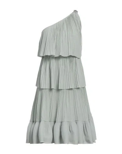 LANVIN LANVIN WOMAN MINI DRESS SAGE GREEN SIZE 6 POLYESTER
