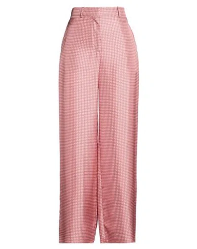 Lanvin Woman Pants Antique Rose Size 6 Silk In Pink