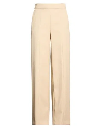 Lanvin Woman Pants Beige Size 12 Wool In Neutral