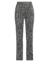 Lanvin Woman Pants Black Size 10 Viscose, Polyamide, Silk, Polyester, Cotton In Black