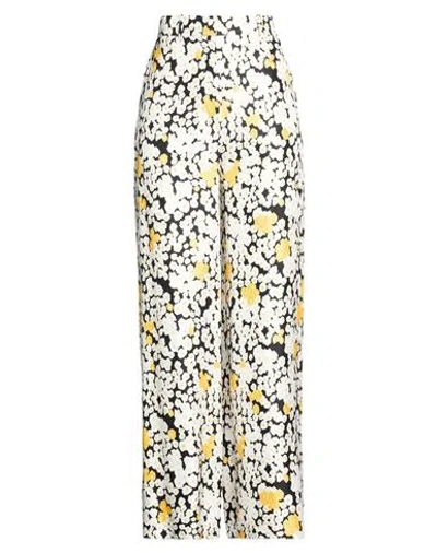 Lanvin Woman Pants Black Size 8 Silk In Multi