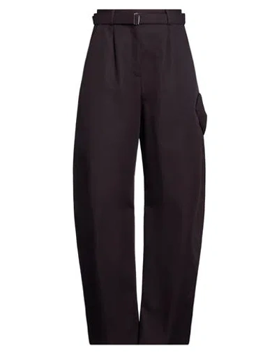 Lanvin Woman Pants Dark Brown Size 6 Cotton